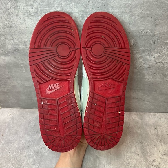 Nike Air Jordan 1 Retro 'Hare' Sneakers 719554-123 Womens sz 8 - white/red - Picture 5 of 6